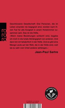 Jean-Paul Sartre: Geschlossene Gesellschaft, Buch