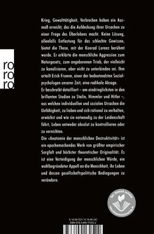 Erich Fromm: Anatomie der menschlichen Destruktivität, Buch