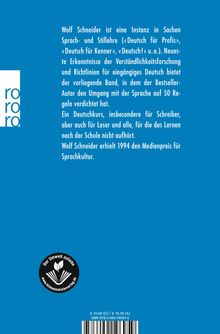 Wolf Schneider: Deutsch fürs Leben, Buch