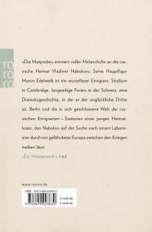 Vladimir Nabokov: Die Mutprobe, Buch