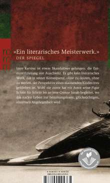 Imre Kertesz: Roman eines Schicksallosen, Buch