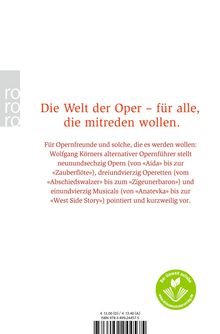 Wolfgang Körner: Der einzig wahre Opernführer, Buch
