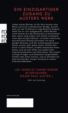 Paul Auster: Ein Leben in Worten, Buch