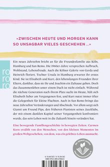 Carmen Korn: Zwischen heute und morgen, Buch