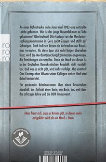 Max Annas: Morduntersuchungskommission: Der Fall Teo Macamo, Buch