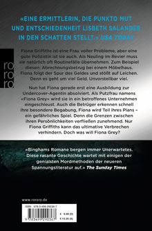 Harry Bingham: Fiona: Als ich tot war, Buch