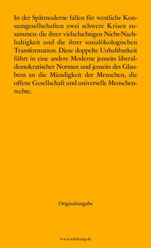 Ingolfur Blühdorn: Unhaltbarkeit, Buch