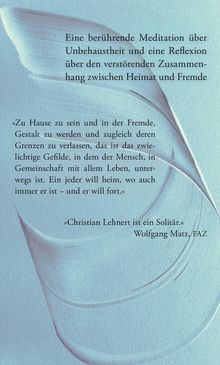 Christian Lehnert: Das Haus und das Lamm, Buch