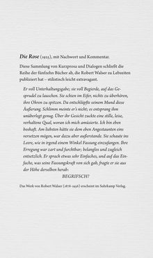 Robert Walser: Werke. Berner Ausgabe, Buch