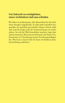 Friedrich Von Borries: Architektur im Anthropozän, Buch