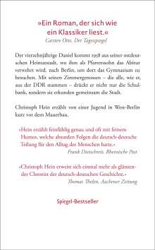 Christoph Hein: Unterm Staub der Zeit, Buch