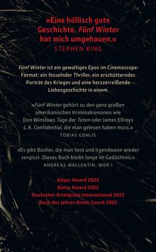 James Kestrel: Fünf Winter, Buch