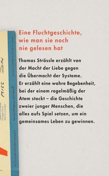 Thomas Strässle: Fluchtnovelle, Buch