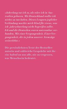 Zitat über die Verleugnung von Herkunft und Verbundenheit. Aufruf, Menschsein nicht zu vergessen. Hintergrund rosa.