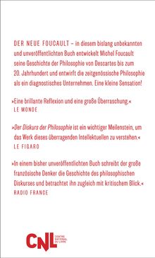 Michel Foucault: Der Diskurs der Philosophie, Buch