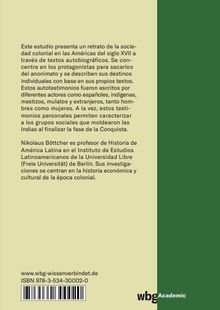 Nikolaus Böttcher: Self-fashioning en Hispanoamérica en la época colonial (siglo XVII), Buch