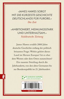 James Hawes: Die kürzeste Geschichte Deutschlands, Buch