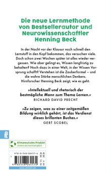 Henning Beck: Das neue Lernen, Buch