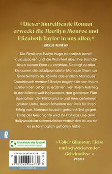 Taylor Jenkins Reid: Die sieben Männer der Evelyn Hugo, Buch