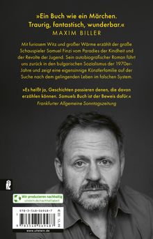 Samuel Finzi: Samuels Buch, Buch