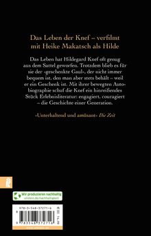 Hildegard Knef: Der geschenkte Gaul, Buch