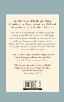 Christina Von Braun: Stille Post, Buch