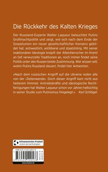 Walter Laqueur: Putinismus, Buch