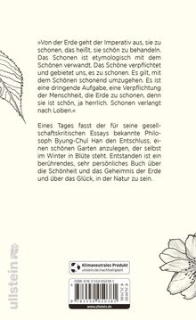 Byung-Chul Han: Lob der Erde, Buch