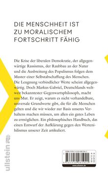 Markus Gabriel: Moralischer Fortschritt in dunklen Zeiten, Buch