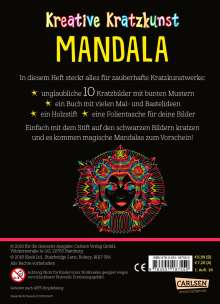 Anton Poitier: Poitier, A: Kreative Kratzkunst: Mandala: Set mit 10 Kratzbi, Buch