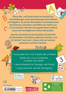 Caroline Fuchs: Schlau für die Schule: Mein bunter ABC- und Zahlen-Block, Buch
