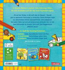 Andrea Pöter: Ausmalbilder für Kita-Kinder: Das dicke Kindergarten-Malbuch: Fahrzeuge, Buch