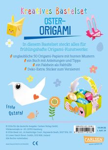 Bastelset für Kinder: Kreatives Bastelset: Oster-Origami, Buch