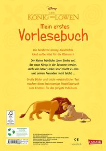 Walt Disney: Disney: Der König der Löwen - Mein erstes Vorlesebuch, Buch