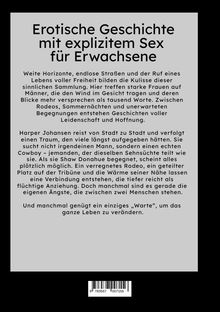 Text: "Erotische Geschichte mit explizitem Sex für Erwachsene." Darunter eine Beschreibung einer sinnlichen Erzählung.