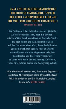 Zitate von Martina Hefter und Mithu Sanyal über die Atmosphäre und Sprache eines Buches von Max Czollek; ISBN und Preis unten.