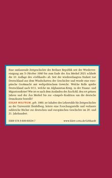 Edgar Wolfrum: Gebhardt: Handbuch der deutschen Geschichte. Band 24, Buch