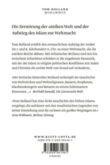 Tom Holland: Mohammed, der Koran und die Entstehung des arabischen Weltreichs, Buch