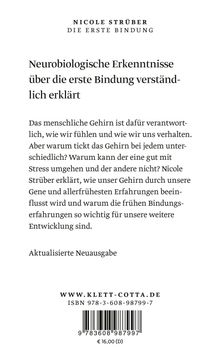 Nicole Strüber: Die erste Bindung, Buch