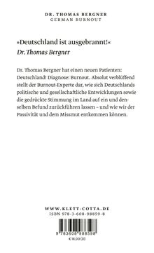 Thomas Bergner: German Burnout, Buch