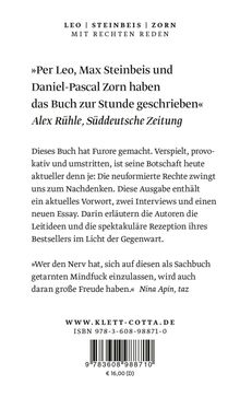 Per Leo: Mit Rechten reden, Buch