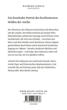 Text über ein Buch: "RAIMUND SCHULZ Odysseus". Eine Rezension der "Neuen Zürcher Zeitung" lobt es. ISBN und Preis unten.
