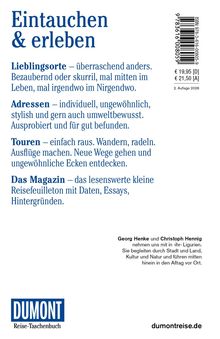 "Eintauchen & erleben" – Reisebeschreibungen, Lieblingsorte, Adressen, Touren, Magazin. Autoren: Georg Henke, Christoph Hennig.