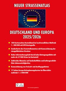 Neuer Straßenatlas Deutschland/Europa 2025/2026, Buch