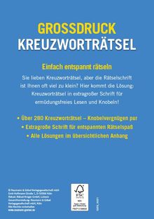 Großdruck Kreuzworträtsel - Band 4, Buch