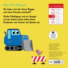 Mein Filz-Fühlbuch: Kuckuck, kleiner Bagger!, Buch