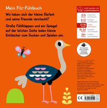 Mein Filz-Fühlbuch: Kuckuck, kleiner Elefant!, Buch