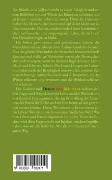 Thomas Klinger: Demos und Magister, Buch