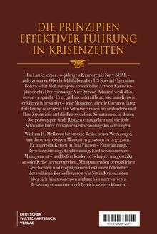 "Die Prinzipien effektiver Führung in Krisenzeiten." Beschreibung eines Buchinhalts zu Krisenbewältigung von William H. McRaven.