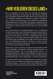 »WIR VERLIEREN DIESES LAND.« Text über Polizeiarbeit und Kriminalität in Deutschland, Hinterfragen von Politik und Statistik.